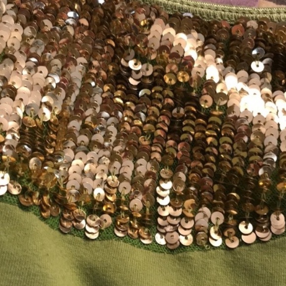 BISOU BISOU X-Large Aqua blue bra top camisole with sequins - Picture 10 of 10